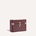 Goyard Cassette Trunk Bag Burgundy